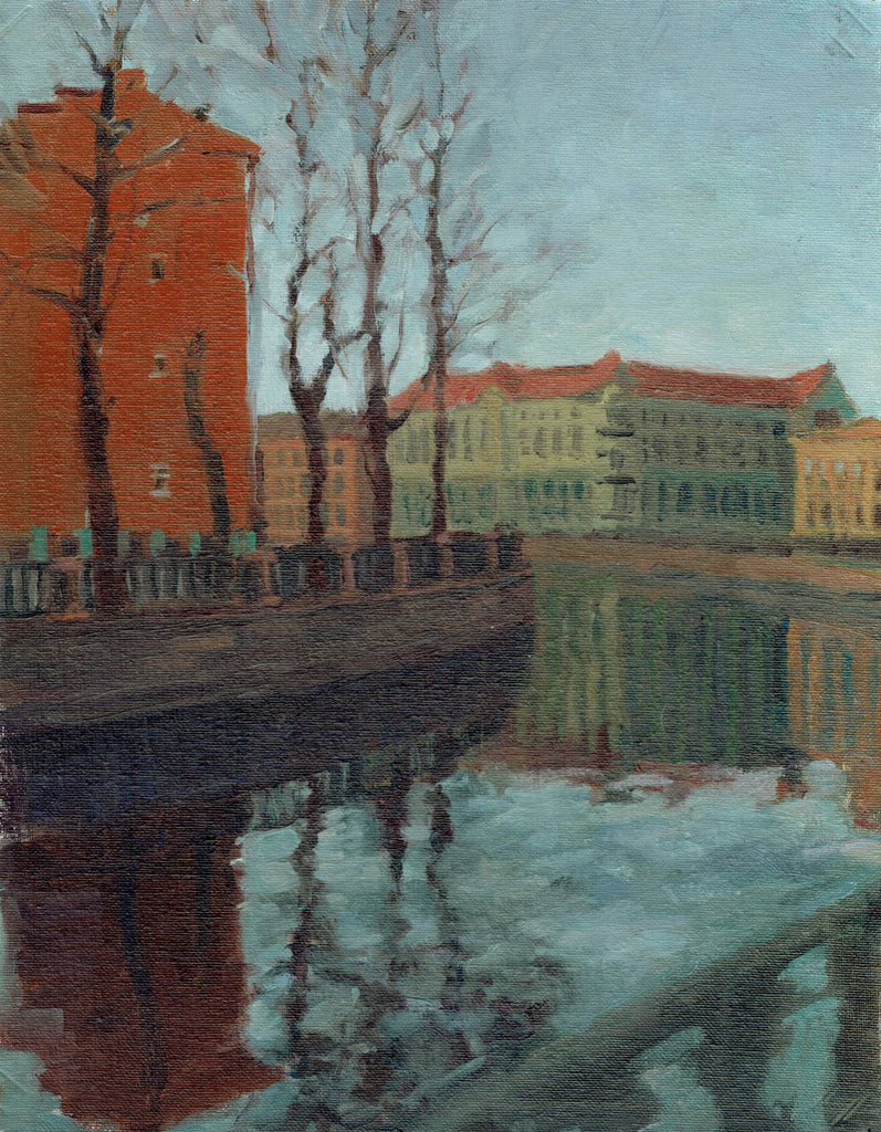 Canal, St Petersburg (framed)